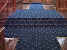 Broadloom Carpet - Brintons Highmont Blue Church - Superfloors Sydney