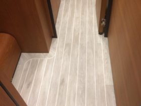 Marine Boat - Amtico Vinyl Wooden Ship Deck With White Strips - Superfloors Sydney